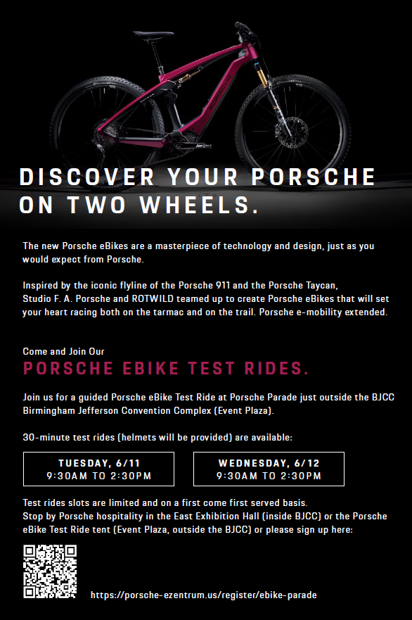 Porsche Parade 2024-Porsche eBike Test Rides