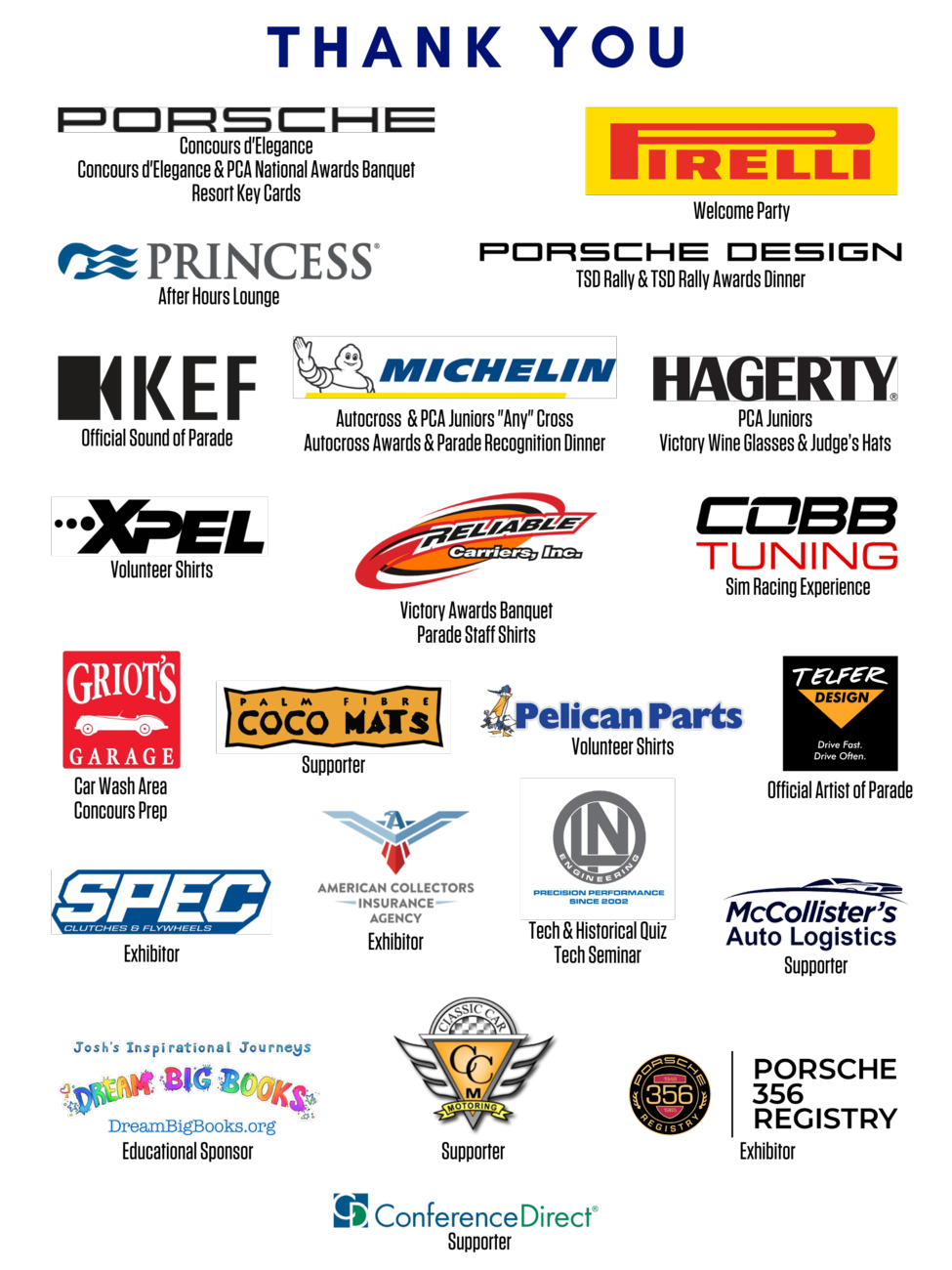 Porsche Parade 2024-Sponsors