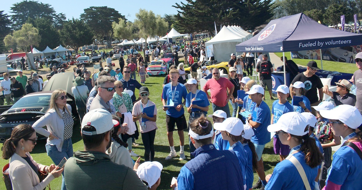 Porsche Club of America - PCA Juniors Judging at the 2024 Werks Reunion Monterey