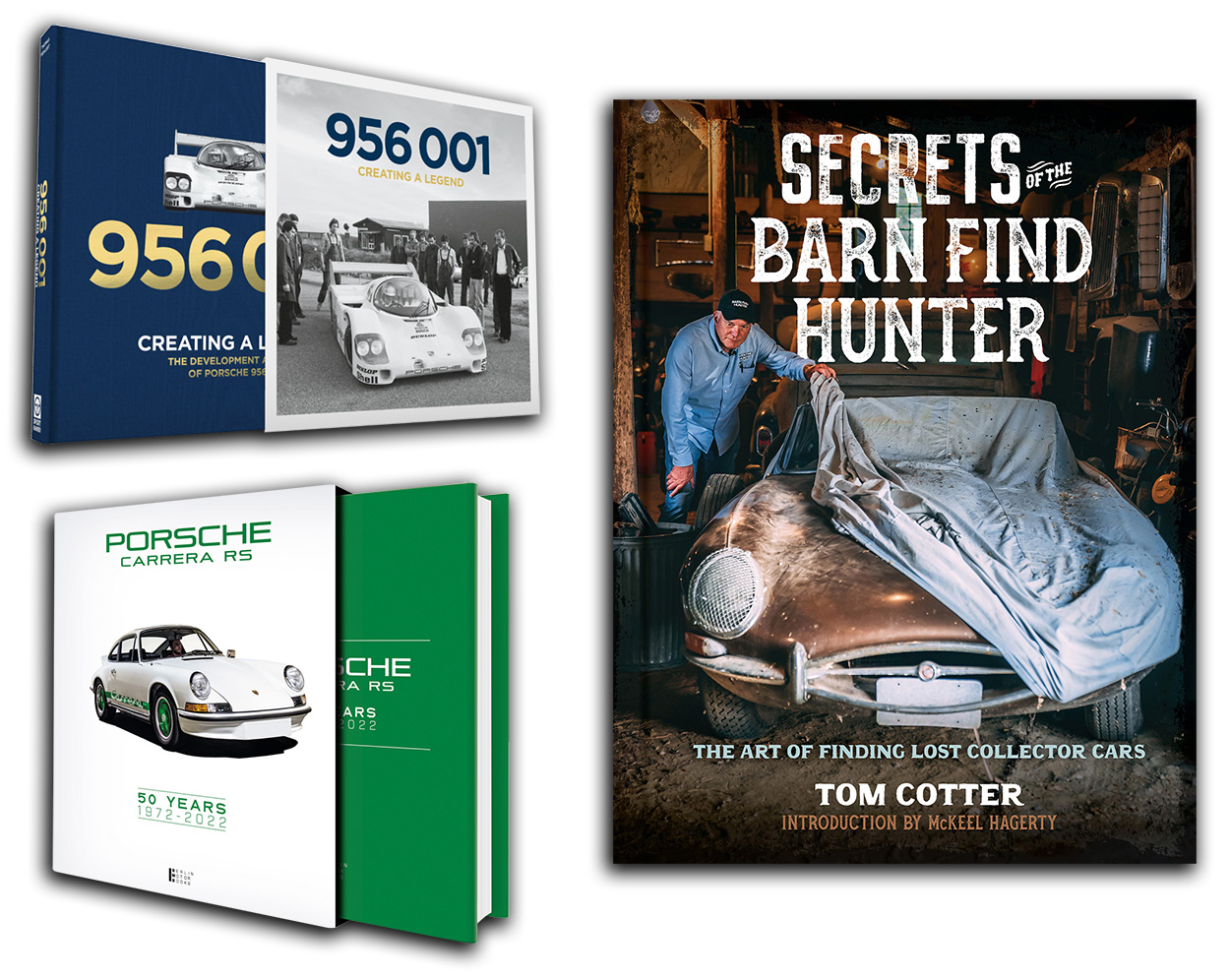 Book Reviews: 'Porsche 956 001: Creating a Legend,' 'Porsche Carrera RS 50  Years' and 'Secrets of the Barn Find Hunter' | The Porsche Club of America