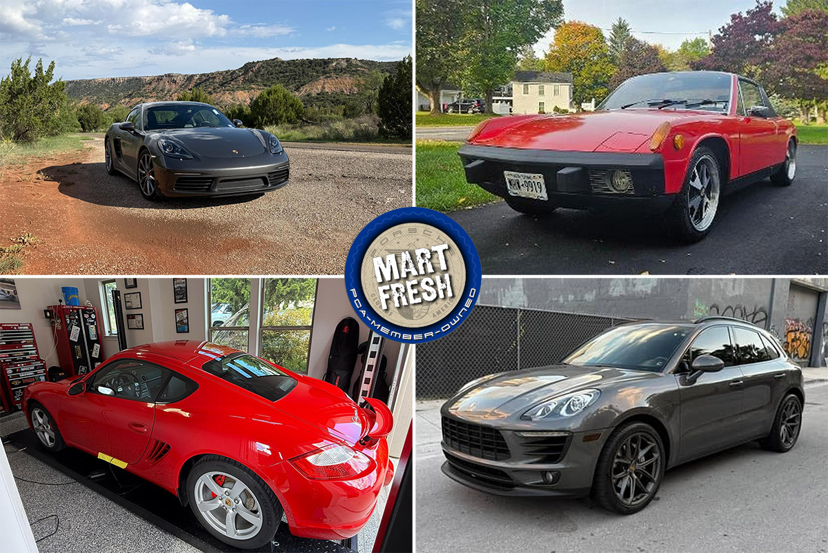 1974 Porsche 914 1.8, 2006 Cayman S, 2015 Macan S, or 2017 718 Cayman? | Mart Fresh