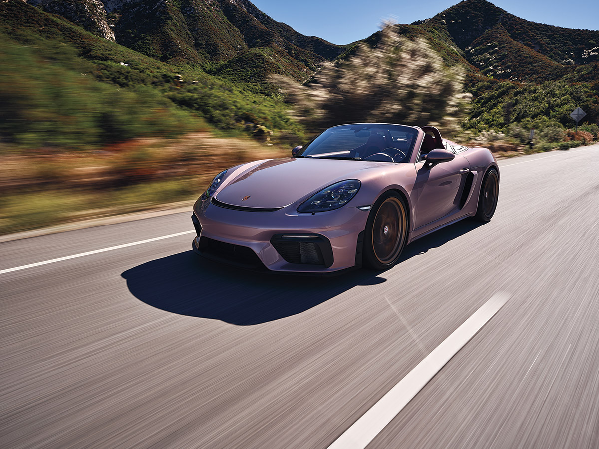 Porsche Made a 2.0-Liter 718 Spyder For China and It's Very Pink