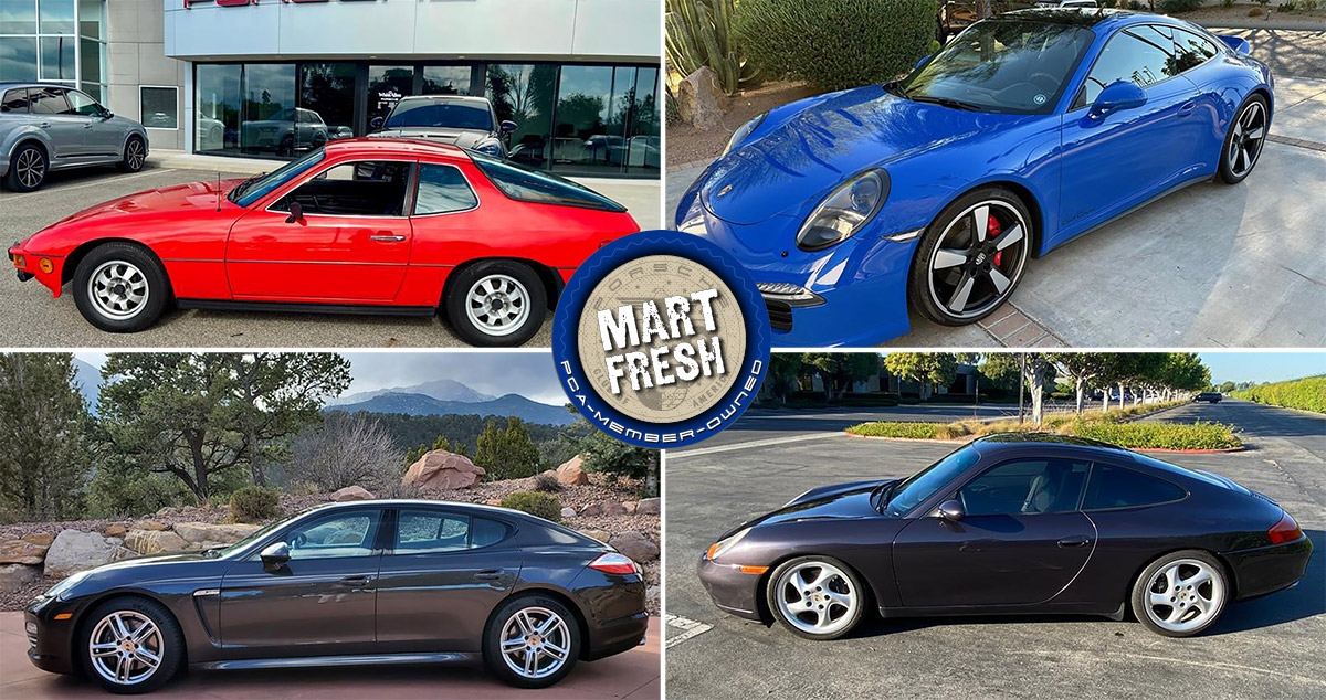 Porsche Club of America - 1977 Porsche 924, 1999 911 Carrera, 2013 Panamera 4, or 2016 911 GTS Club Coupe? | Mart Fresh