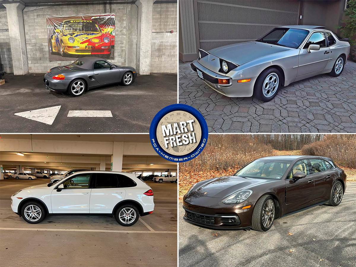 1988 Porsche 944S, 2002 Boxster, 2013 Cayenne Diesel, or 2018 Panamera 4S? | Mart Fresh