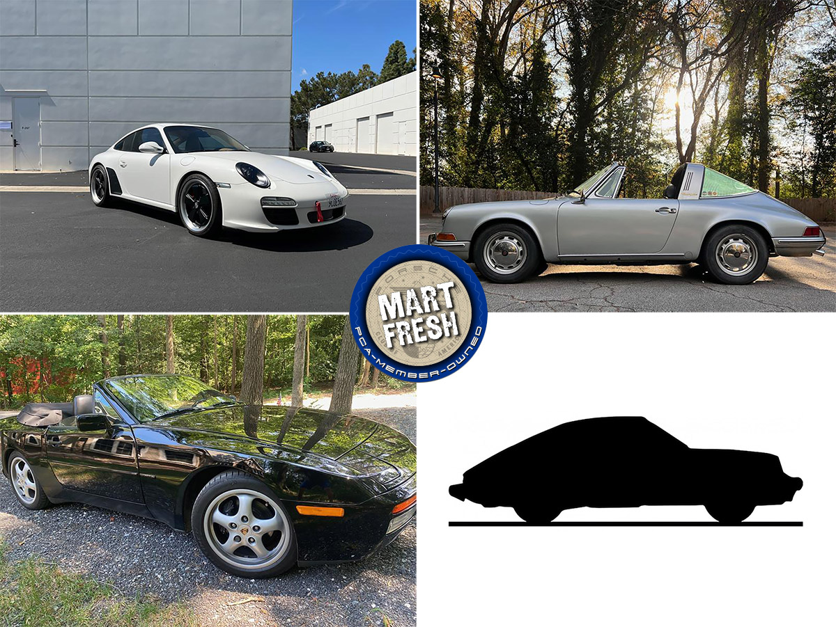 1969 Porsche 912 Targa, 1990 944 S2 Cabriolet, 2011 911 Carrera S, or 2016 Macan S? | Mart Fresh