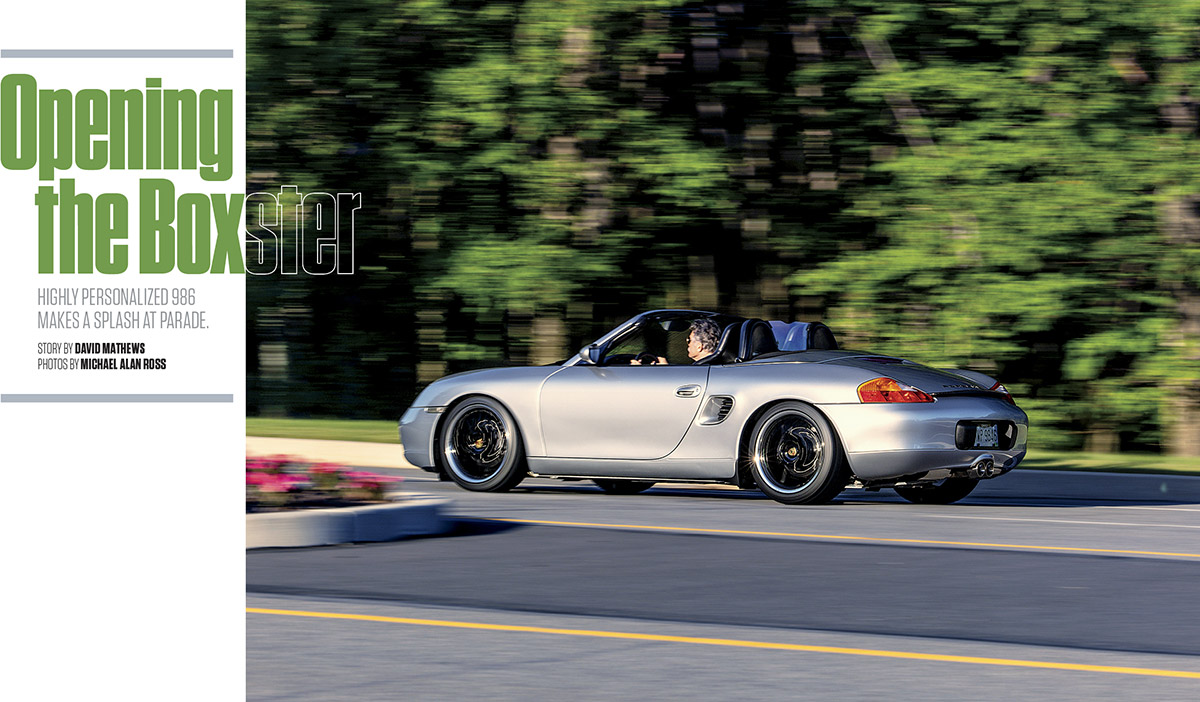 Porsche Club of America - Opening the Boxster: Highly personalized 986 made a splash at 2022 Parade