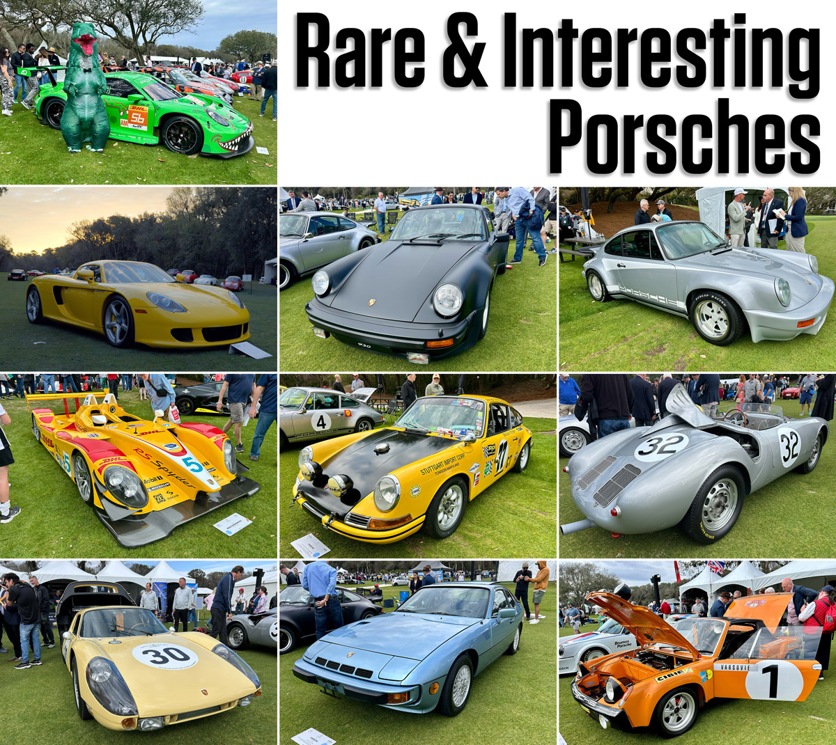 Porsche Club of America - 10 rare and interesting Porsches at The Amelia 2025