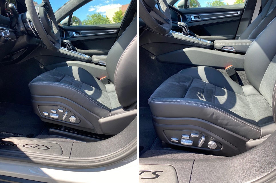 Porsche adaptive 2024 sport seats