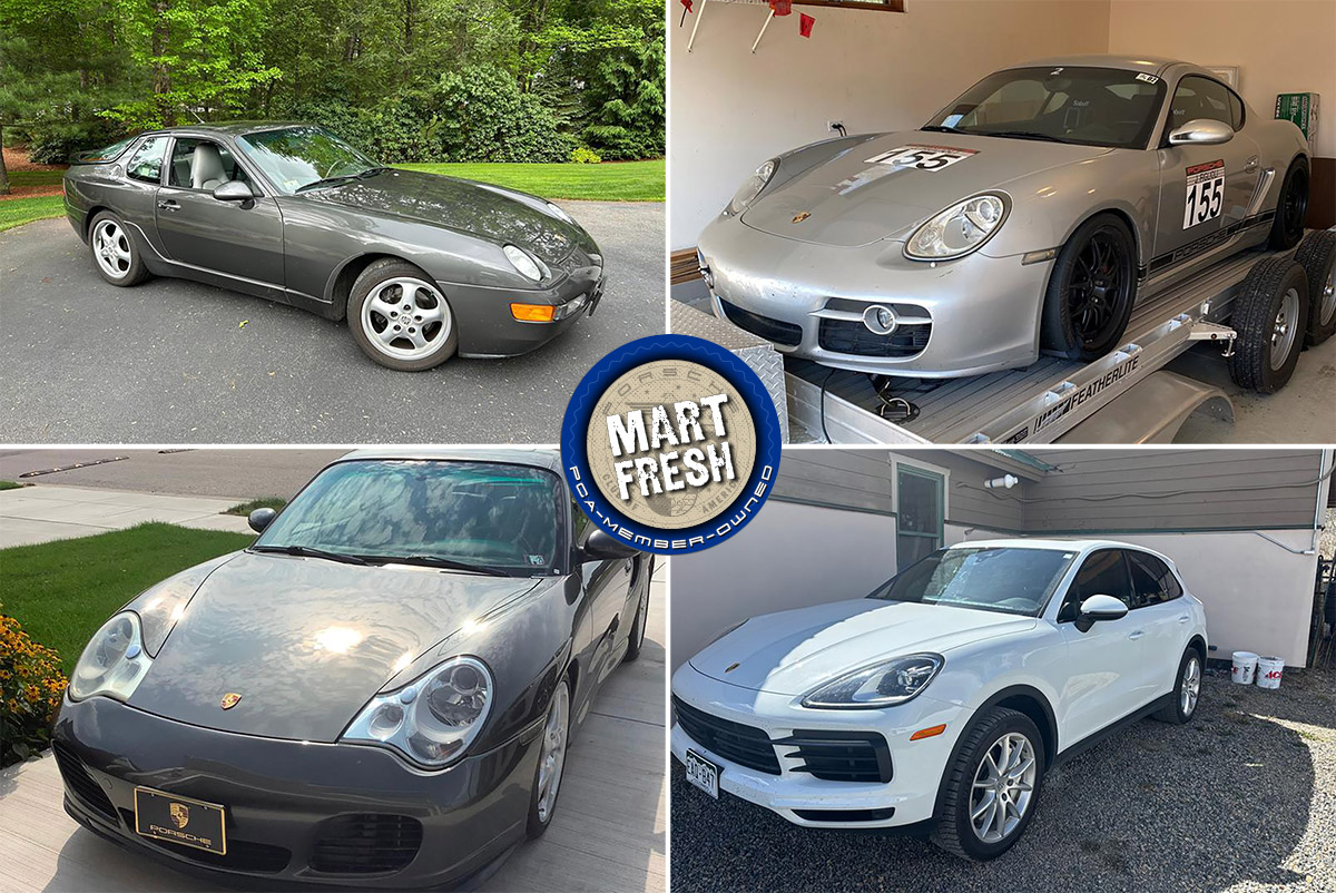 Porsche Club of America - 1995 Porsche 968, 2002 911 Turbo, 2006 Cayman S, or 2019 Cayenne? | Mart Fresh