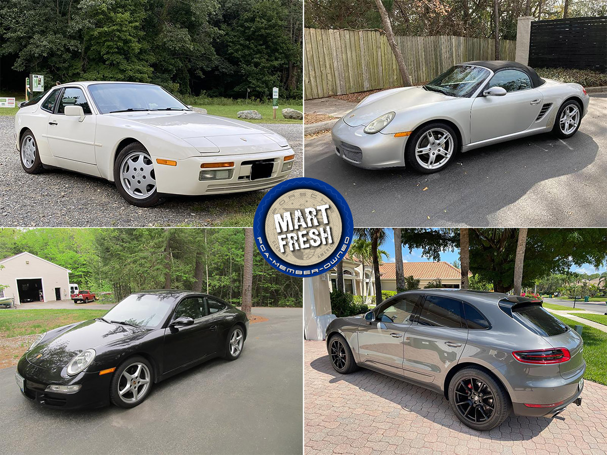 Porsche Club of America - 1991 Porsche 944 S2, 2005 Boxster, 2006 911 Carrera, or 2015 Macan S? | Mart Fresh