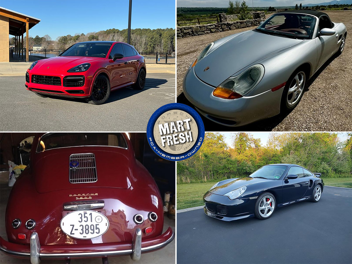 photo of 1955 Porsche 356, 1998 Boxster, 2003 911 Turbo, or 2021 Cayenne GTS? | Mart Fresh image