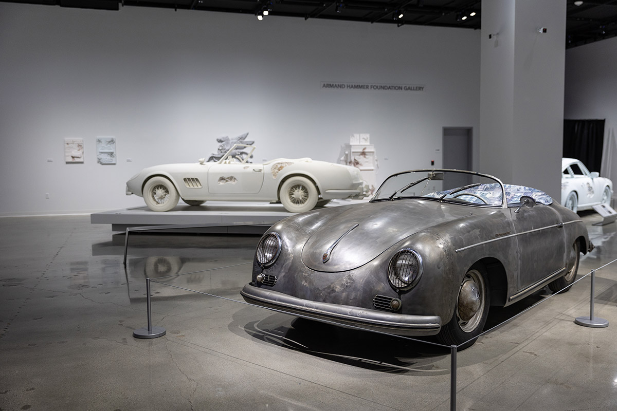 photo of See 'decaying' Porsches, a stripped Speedster at The Petersen's Arsham Auto Motive exhibit image