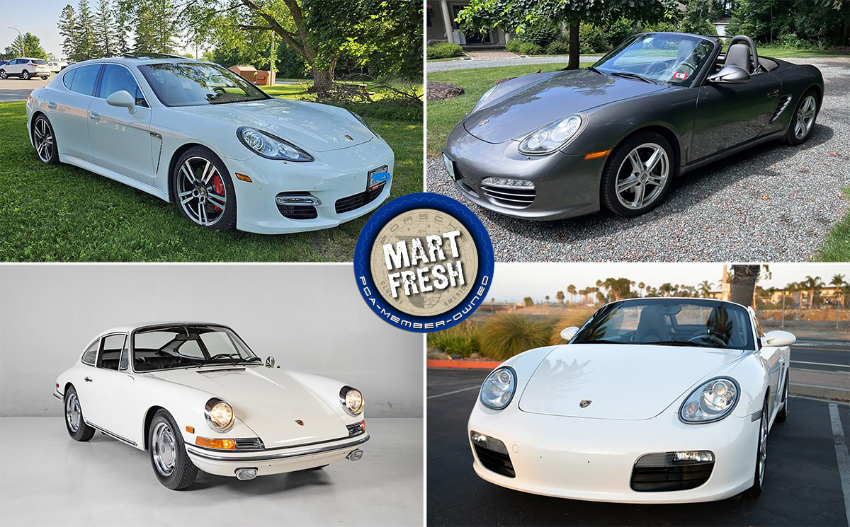 Porsche Club of America - 1968 Porsche 912, 2005 or 2009 Boxster, or a 2013 Panamera Turbo? | Mart Fresh