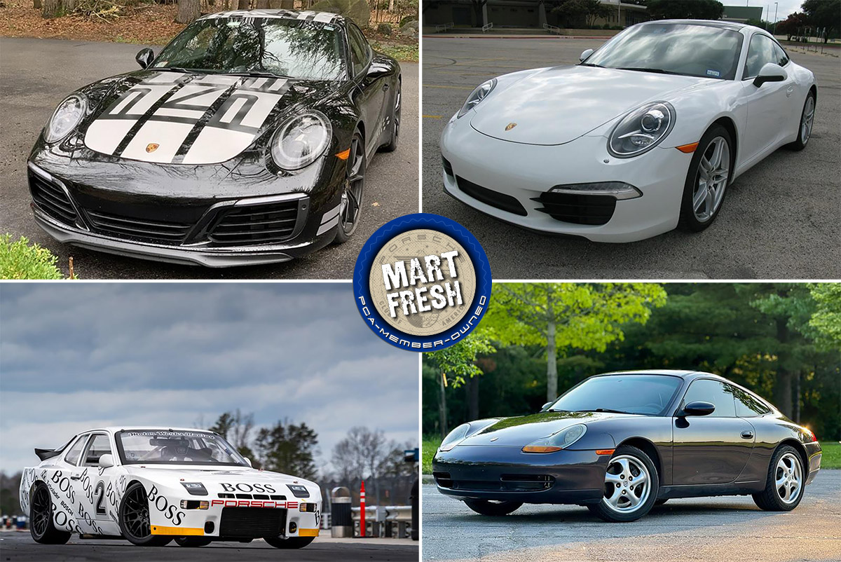 Porsche Club of America - 1987 Porsche 924 GTP Tribute, 1999 911 Carrera, 2015 Carrera, or 2017 Carrera S? | Mart Fresh