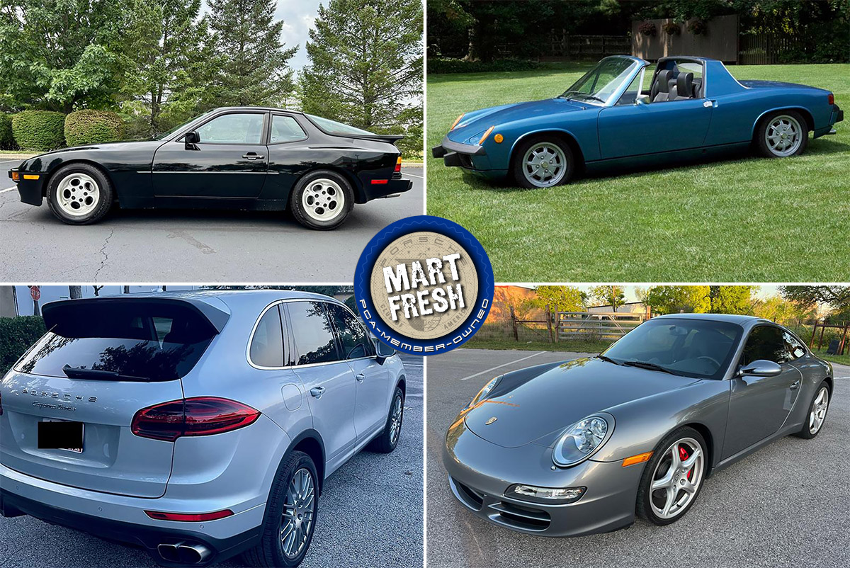 Porsche Club of America - 1974 Porsche 914, 1986 944, 2006 911 Carrera S, or 2016 Cayenne Turbo? | Mart Fresh