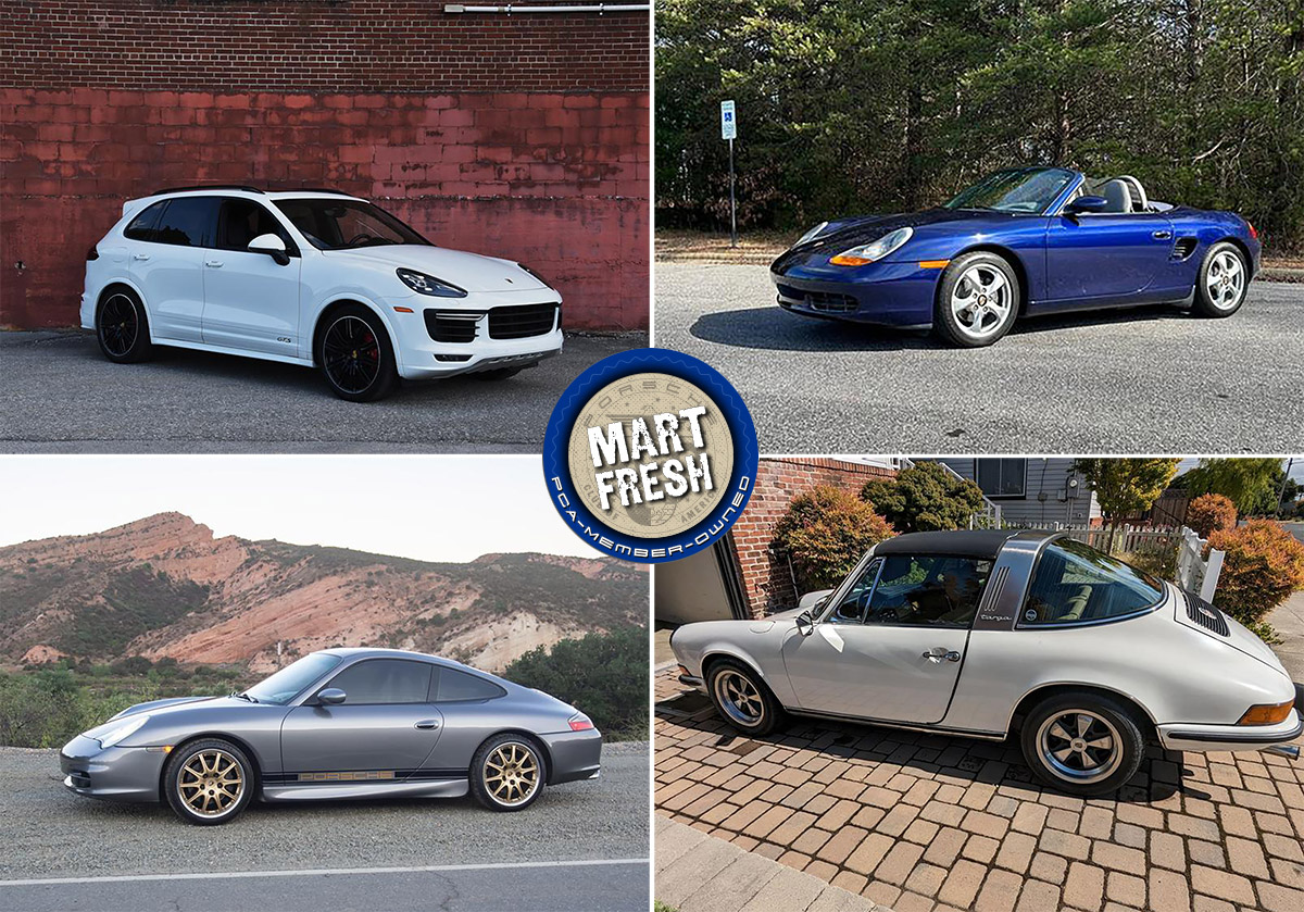 photo of 1973 Porsche 911T Targa, 2002 911 Carrera, 2002 Boxster, or 2017 Cayenne GTS? | Mart Fresh image