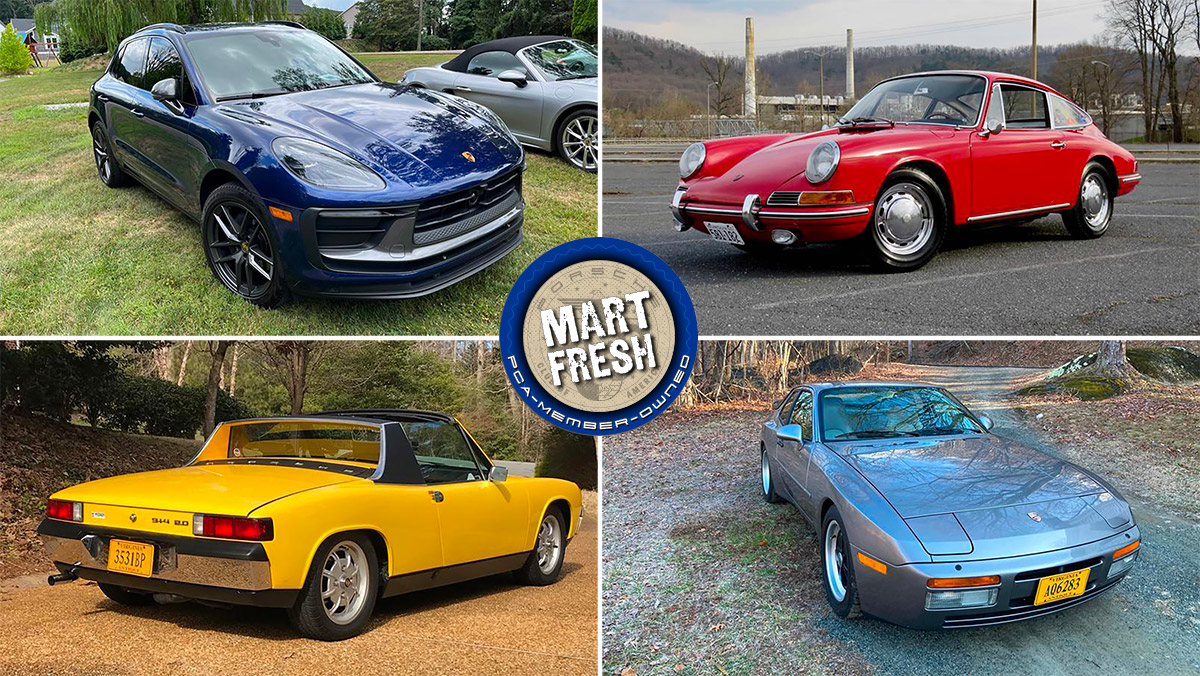 1966 Porsche 911, 1974 914 2.0, 1986 944 Turbo, or 2023 Macan T? | Mart Fresh