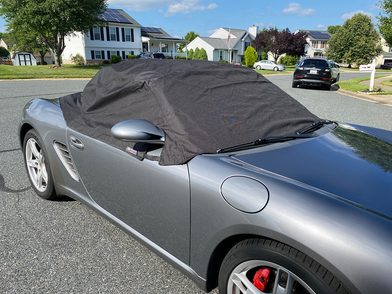 Porsche Club of America - Half-Cover Review: One of the Coolest Accessories For Your Boxster and 911 Cabriolets | PCA Tech Tips
