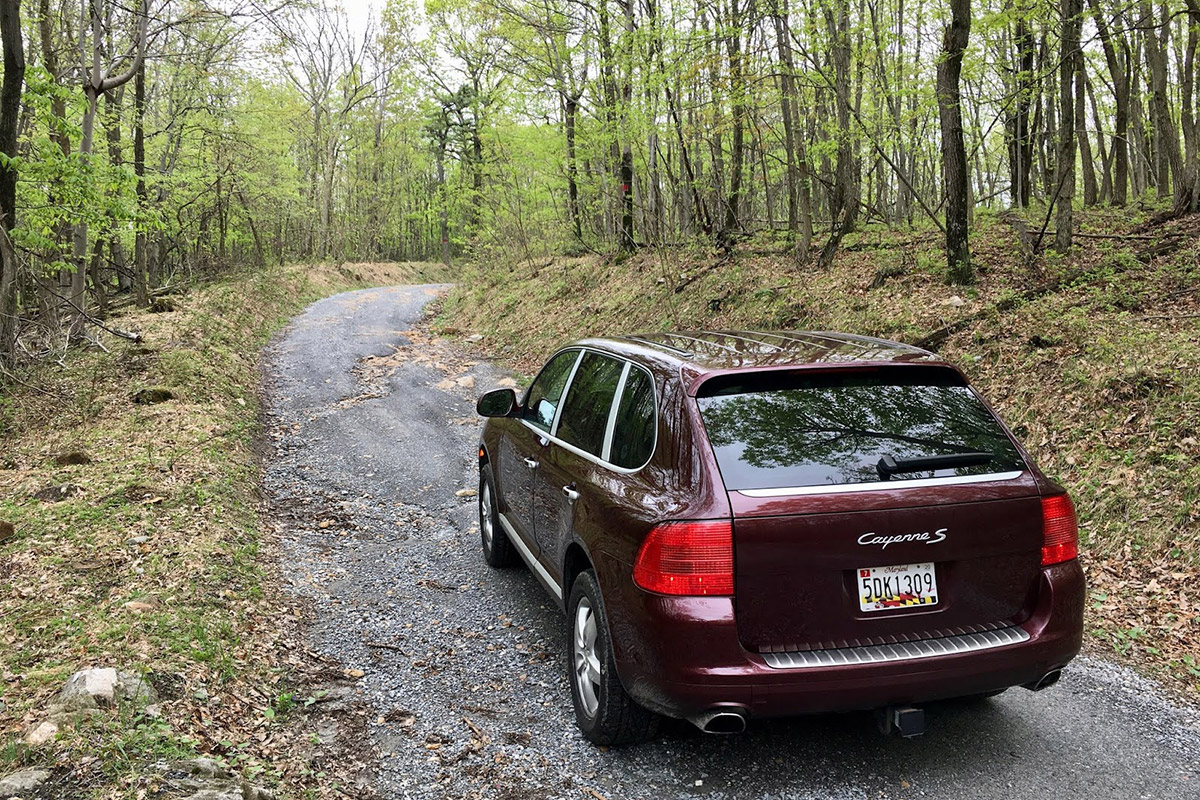 photo of The answer is always Porsche's E1 Cayenne image