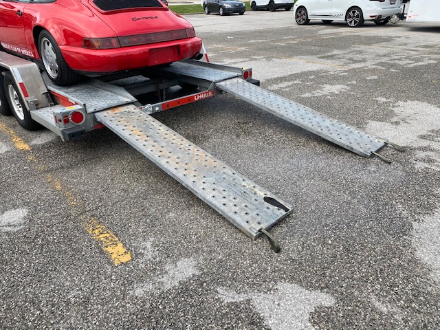 Towing your Porsche with a U-Haul Auto Transport trailer [w/video], PCA  Tech Tips