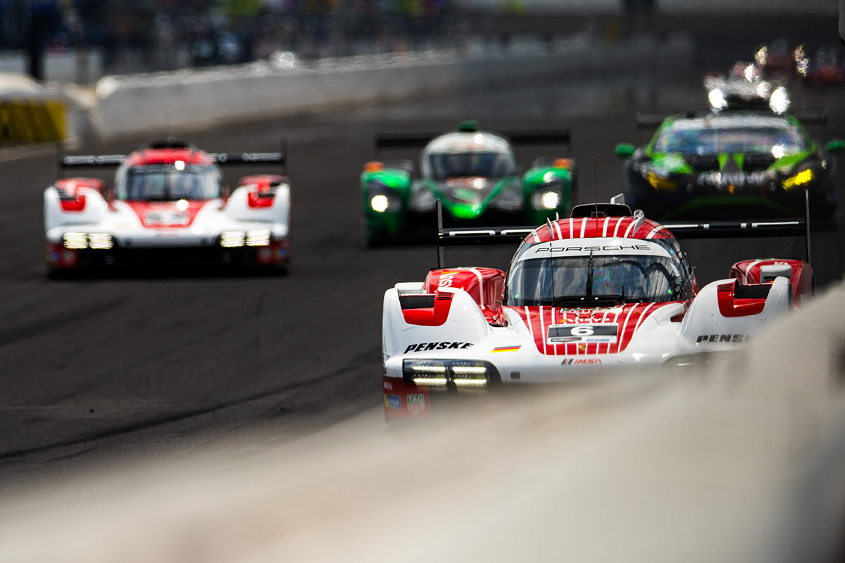 photo of Penske's Porsche 963s take a 1-2 finish at Indy, the team's third win of the year image