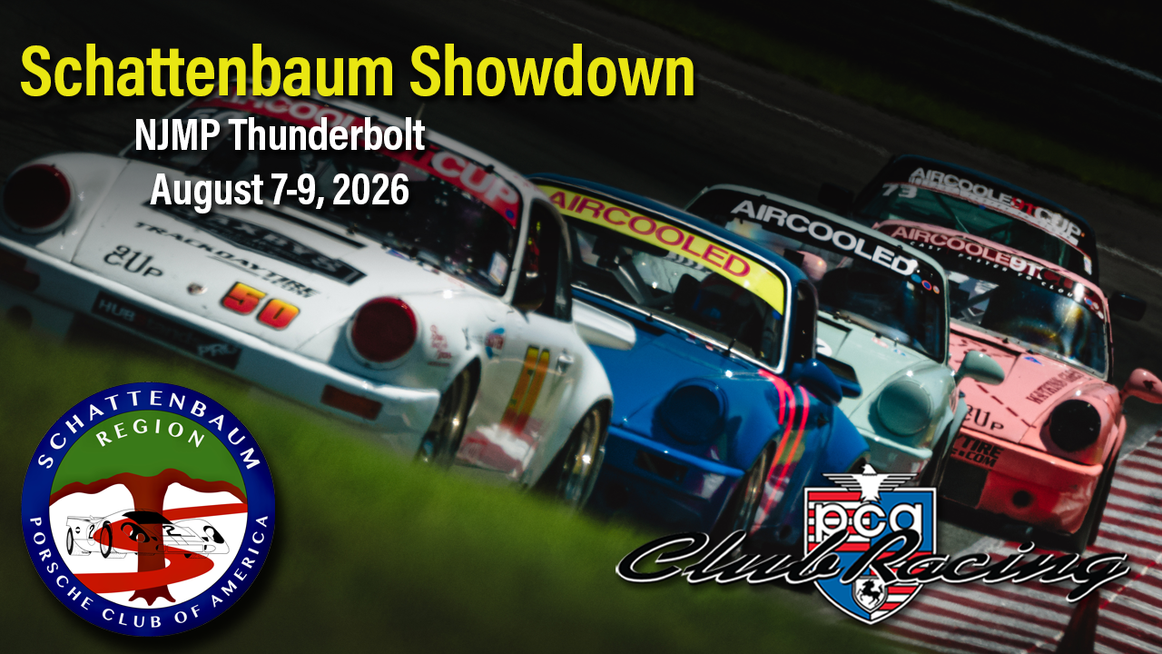 New Jersey Motorsports Park 2026 | PCA Club Racing LIVE on PCA's YouTube August 8-9