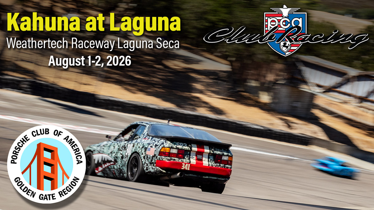 Laguna Seca 2026 | PCA Club Racing LIVE on PCA's YouTube August 1-2