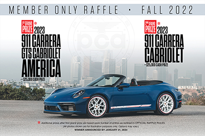 Porsche Club of America - Here are the Fall 2022 Member Only Raffle Winners!