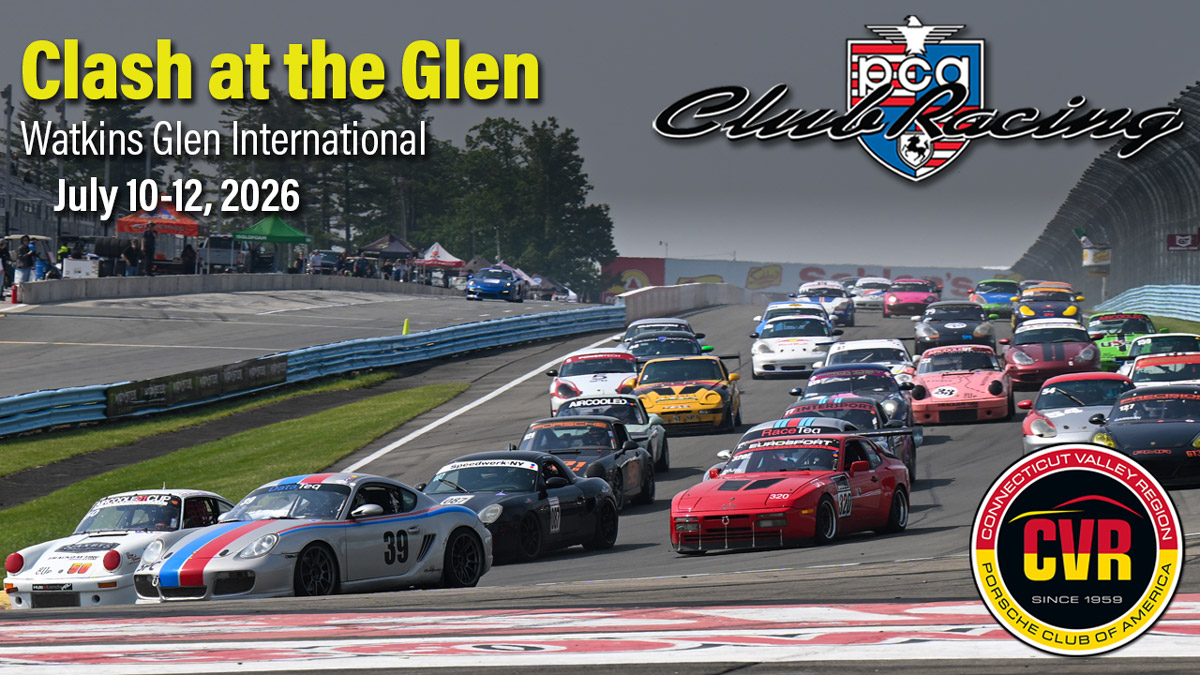 Watkins Glen 2026 | PCA Club Racing LIVE on PCA's YouTube July 10-12