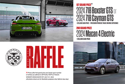 Porsche Club of America - Enter the Spring Member Only Raffle: Win a 718 GTS or Macan E!