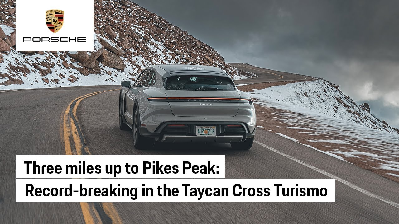 photo of Video: Porsche sets record we didn't expect on 1,400-mile drive to top of Pikes Peak image