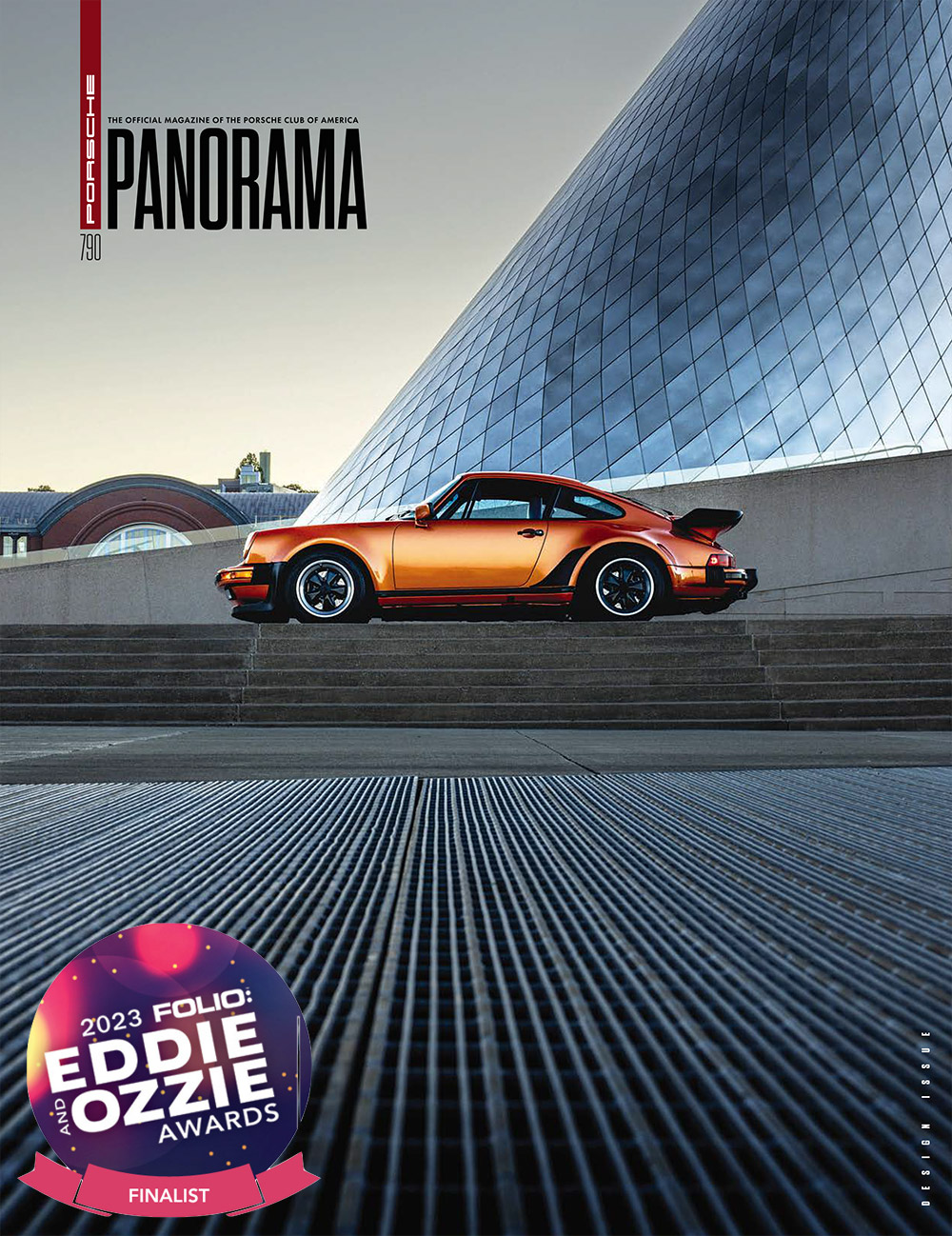 photo of Porsche Panorama January 2023 Design Issue nominated for prestigious award image