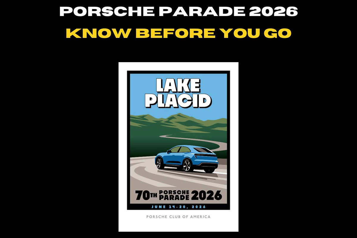 Porsche Parade 2026: Know Before You Go