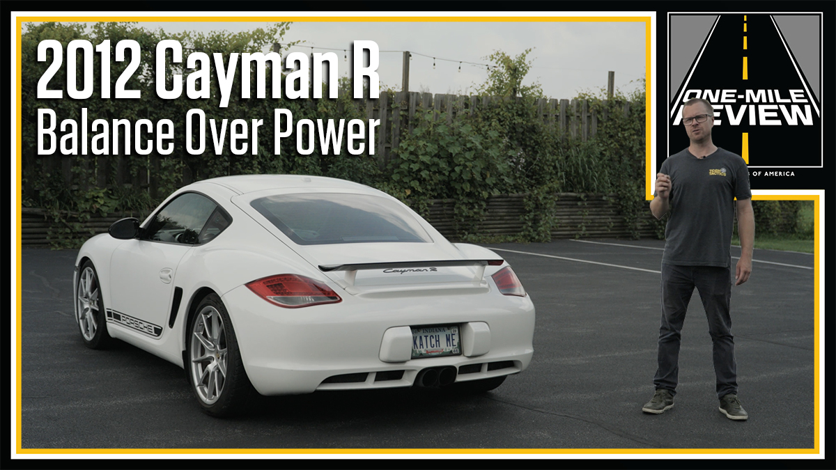 photo of 2012 Porsche Cayman R focuses on handling over horsepower | One-Mile Review image