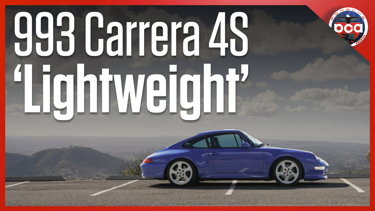 This 1996 993 Carrera 4S weighs about 2,850 pounds | Model Review