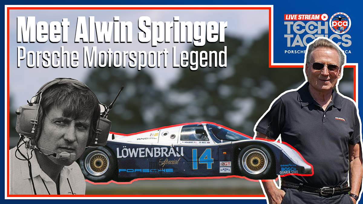 photo of Alwin Springer on how Porsche dominated racing in North America | Tech Tactics Live image