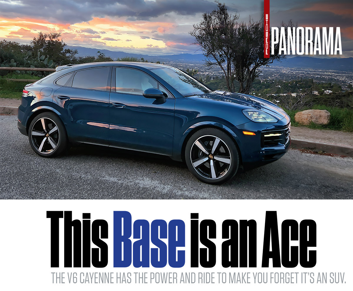 photo of This Base is an Ace: The V6 Cayenne makes you forget it's an SUV image