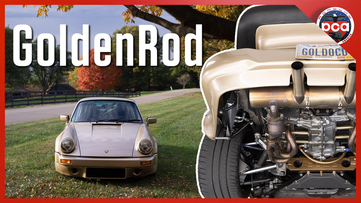 The CRAZIEST Air-Cooled 911 Suspension | 'GoldenRod' has multi-link and double-wishbone