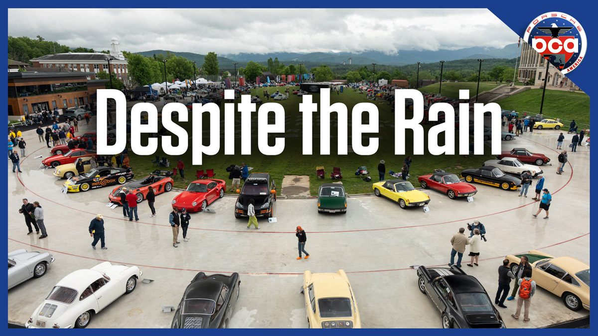 Rain was no horror at Lake Placid Porsche Parade Concours
