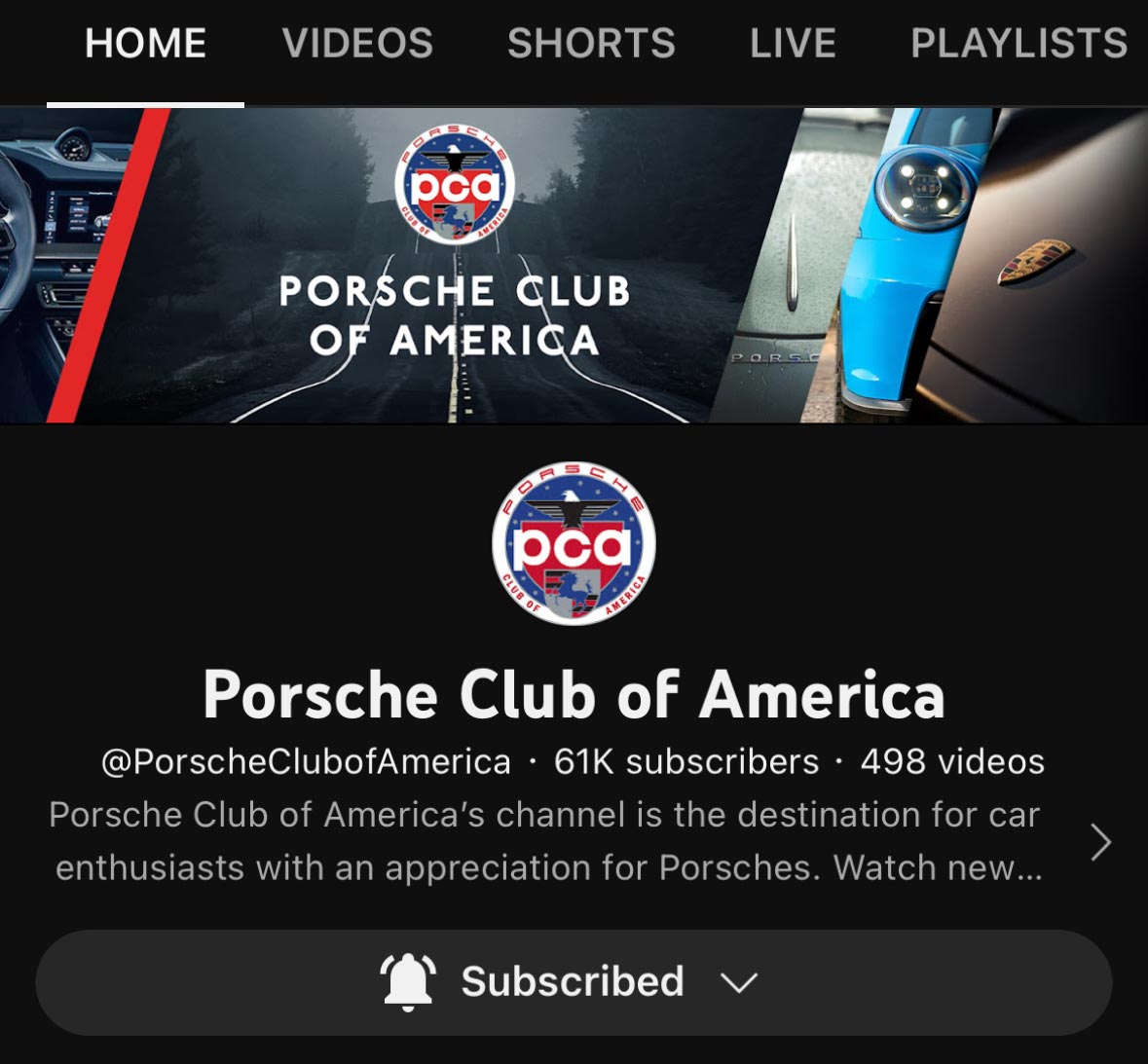 500 videos in 16 years on the PCA YouTube channel! How did it all start? |  The Porsche Club of America