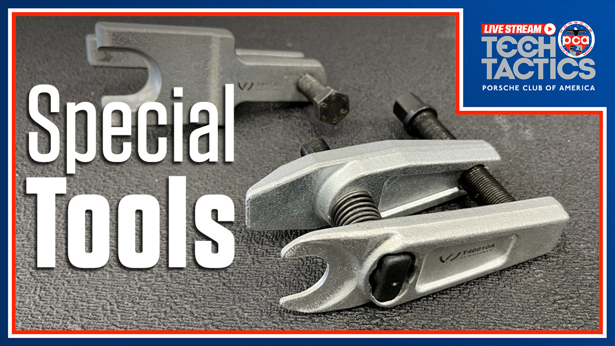 Porsche Club of America - Special Porsche Tools That Every Dealer Uses | Tech Tactics Live