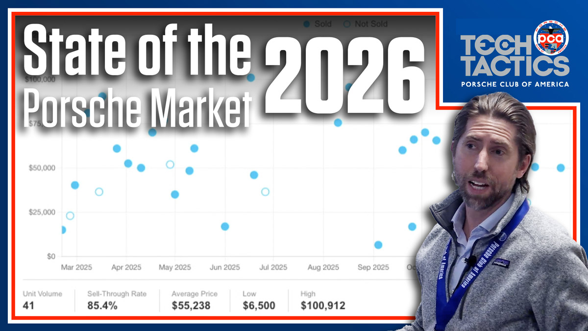 Porsche Market: What we learned from recent 2025/2026 auction results | Tech Tactics