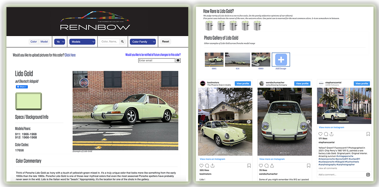 Nerd out on Porsche's extensive color catalog with the Rennbow wiki - CNET