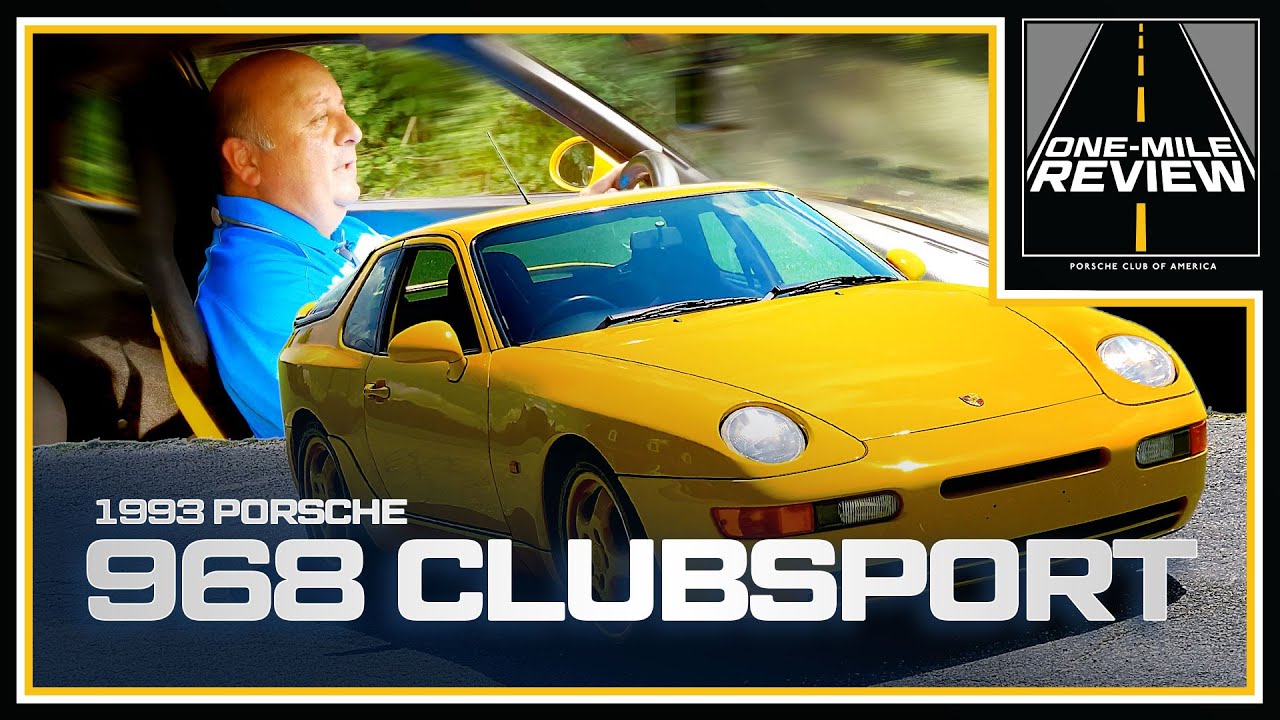 ちな 1993 Porsche 968 Clubsport | One-Mile Review | The Porsche Club of
