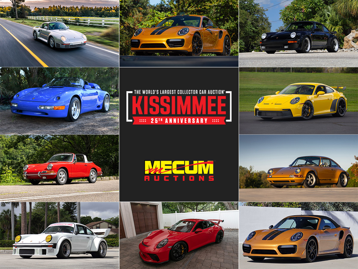 Headlining Porsches at Mecum Kissimmee 2024 The Porsche Club of America