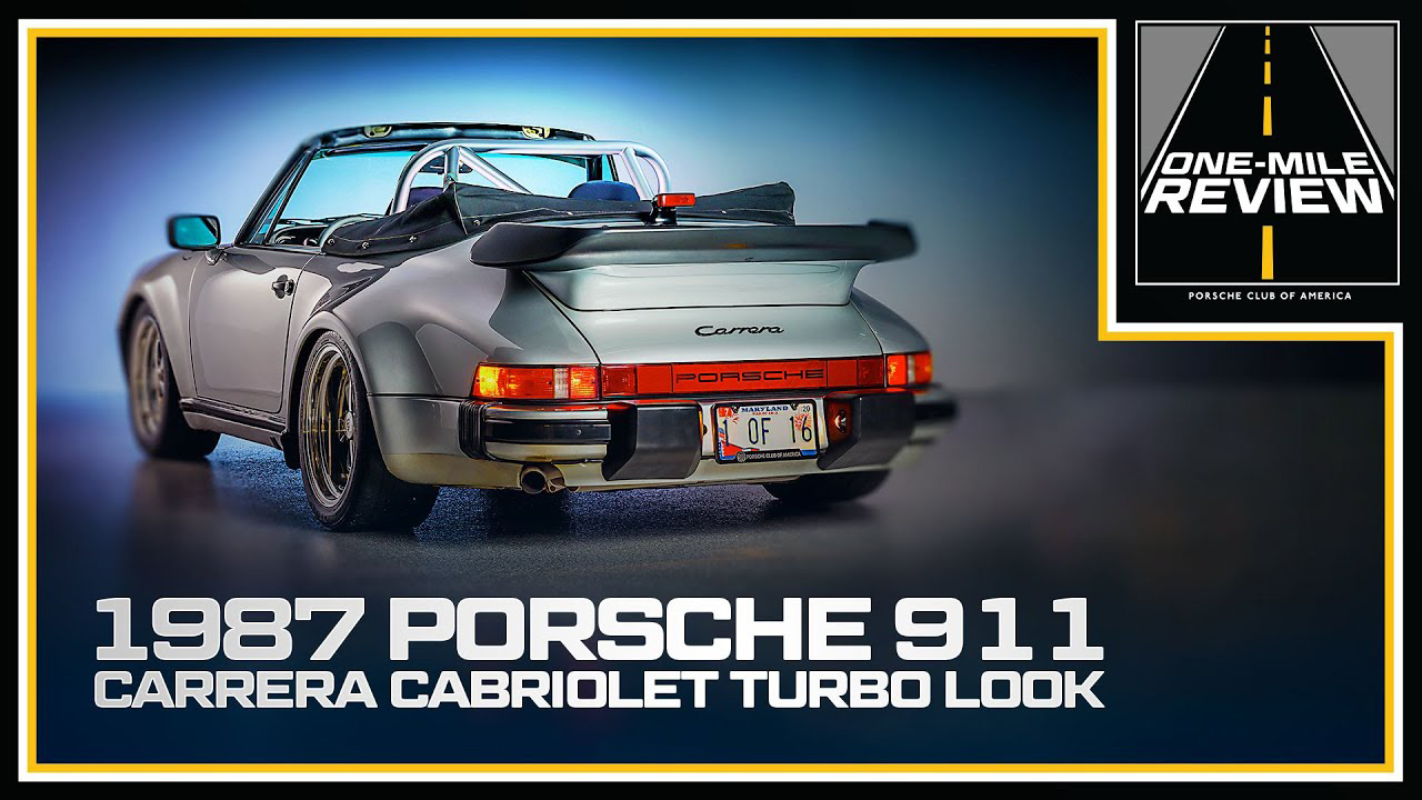 Porsche Club of America - 1987 Porsche 911 Carrera Cabriolet Turbo Look | One-Mile Review