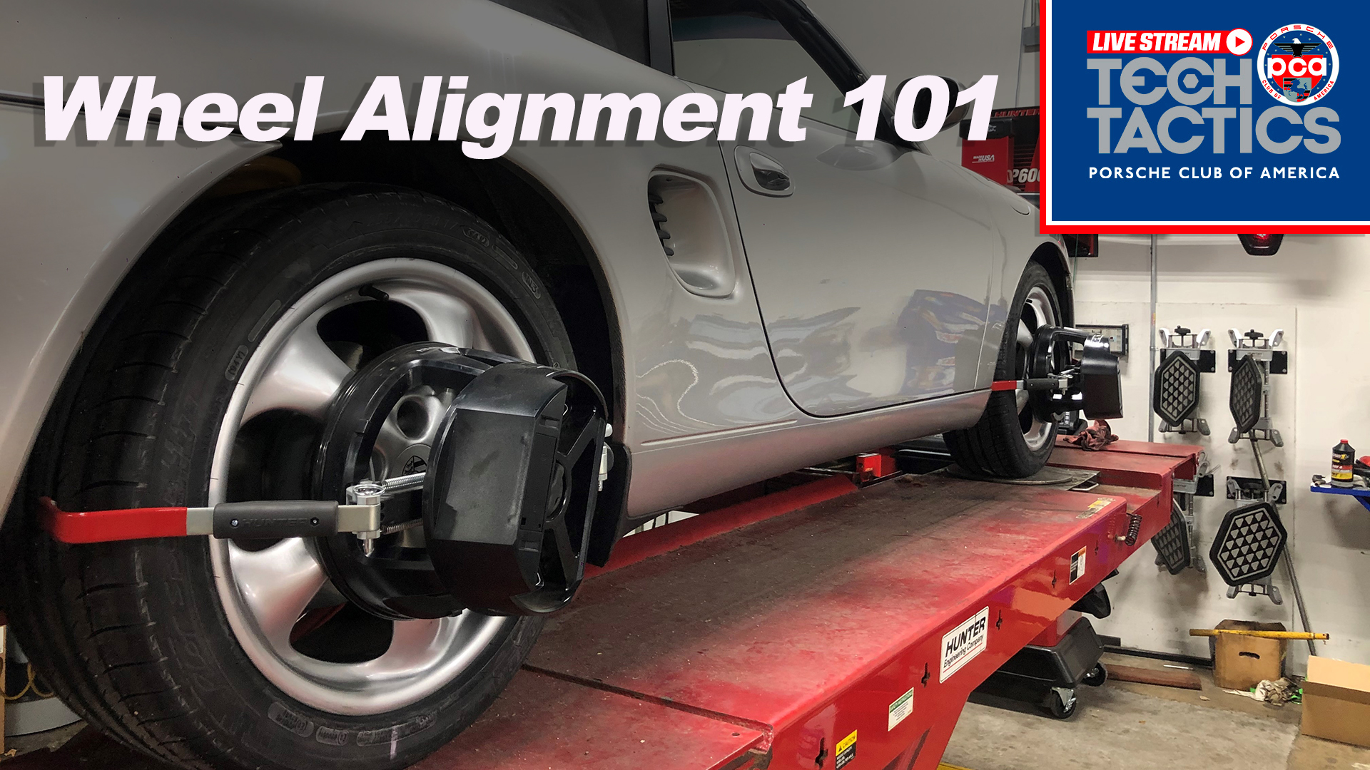 Porsche Club of America - Wheel Alignment 101 | Tech Tactics Live