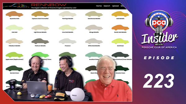 Rennbow.org: How the Porsche Club of America Catalogs Every Porsche Color